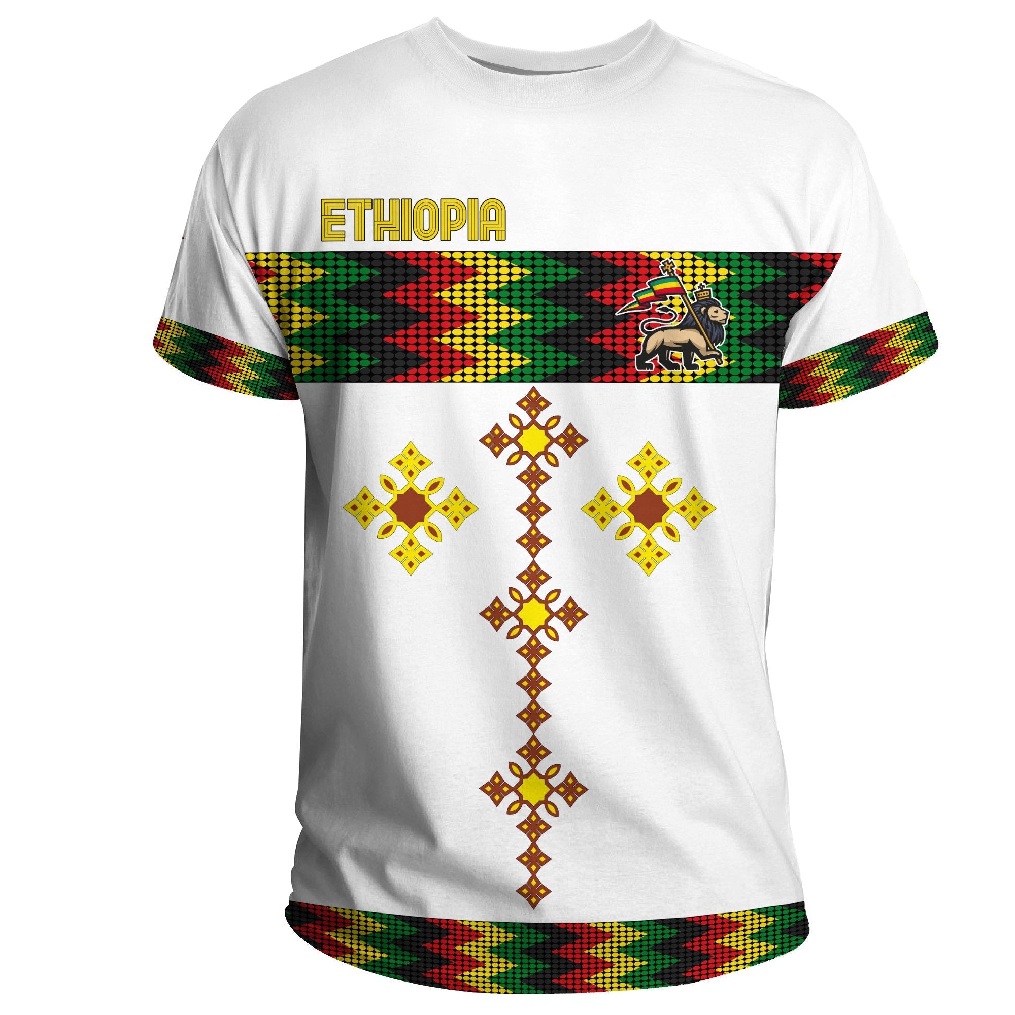 ethiopia-t-shirt-rasta-round-pattern-white