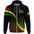Ethiopia Hoodie Zipper, Ethiopia Rasta Lion Black - Wonder Print Shop