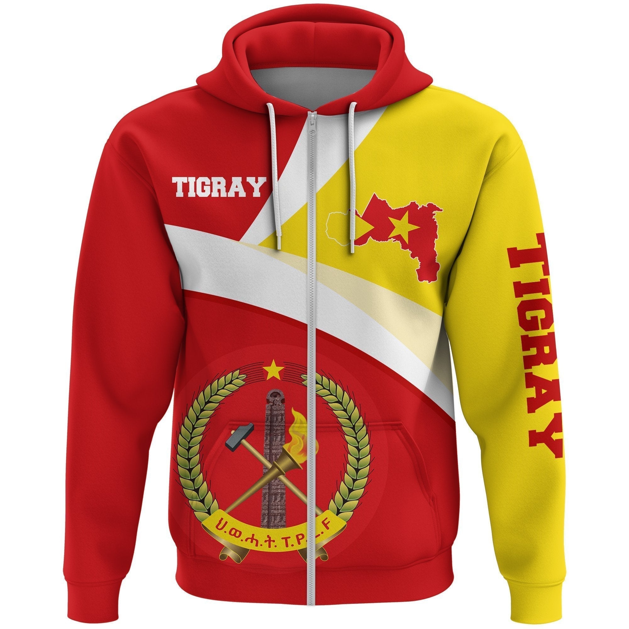 african-tigray-hoodie-zip-tigray-flag-maps-red