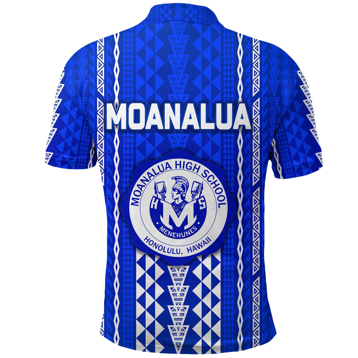 Hawaii Moanalua High School Polo Shirt Simple Style LT8 - Wonder Print Shop