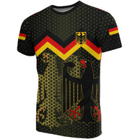Germany Coat Of Arms T Shirt Black 02 - Wonder Print Shop