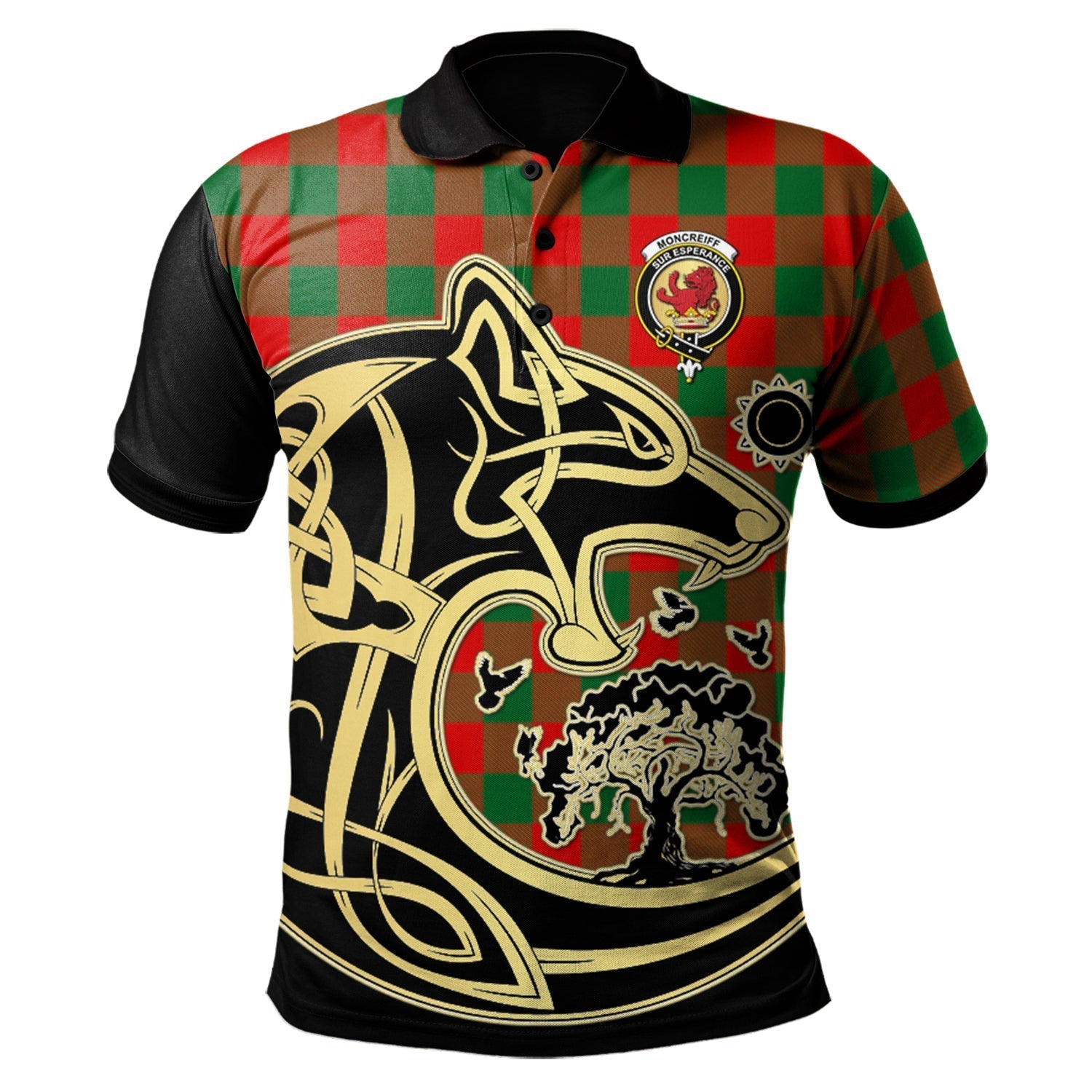 scottish-moncrieff-modern-clan-crest-tartan-celtic-wolf-style-polo-shirt