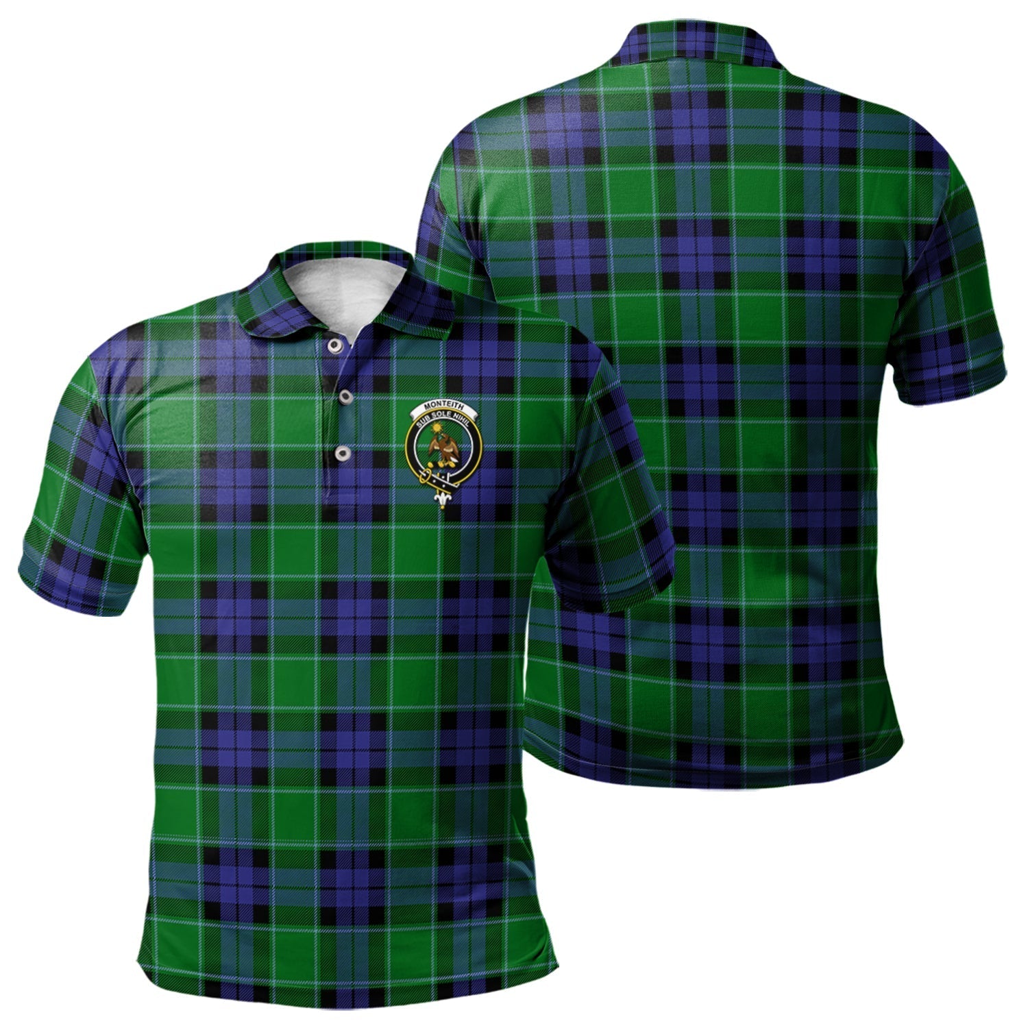scottish-monteith-clan-crest-tartan-polo-shirt