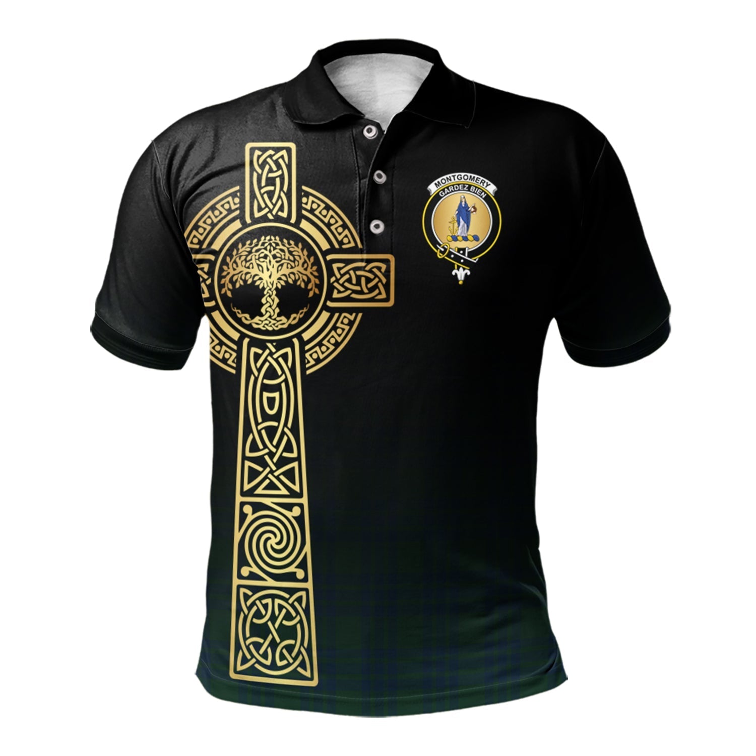 scottish-montgomery-ancient-clan-crest-tartan-celtic-tree-of-life-polo-shirt