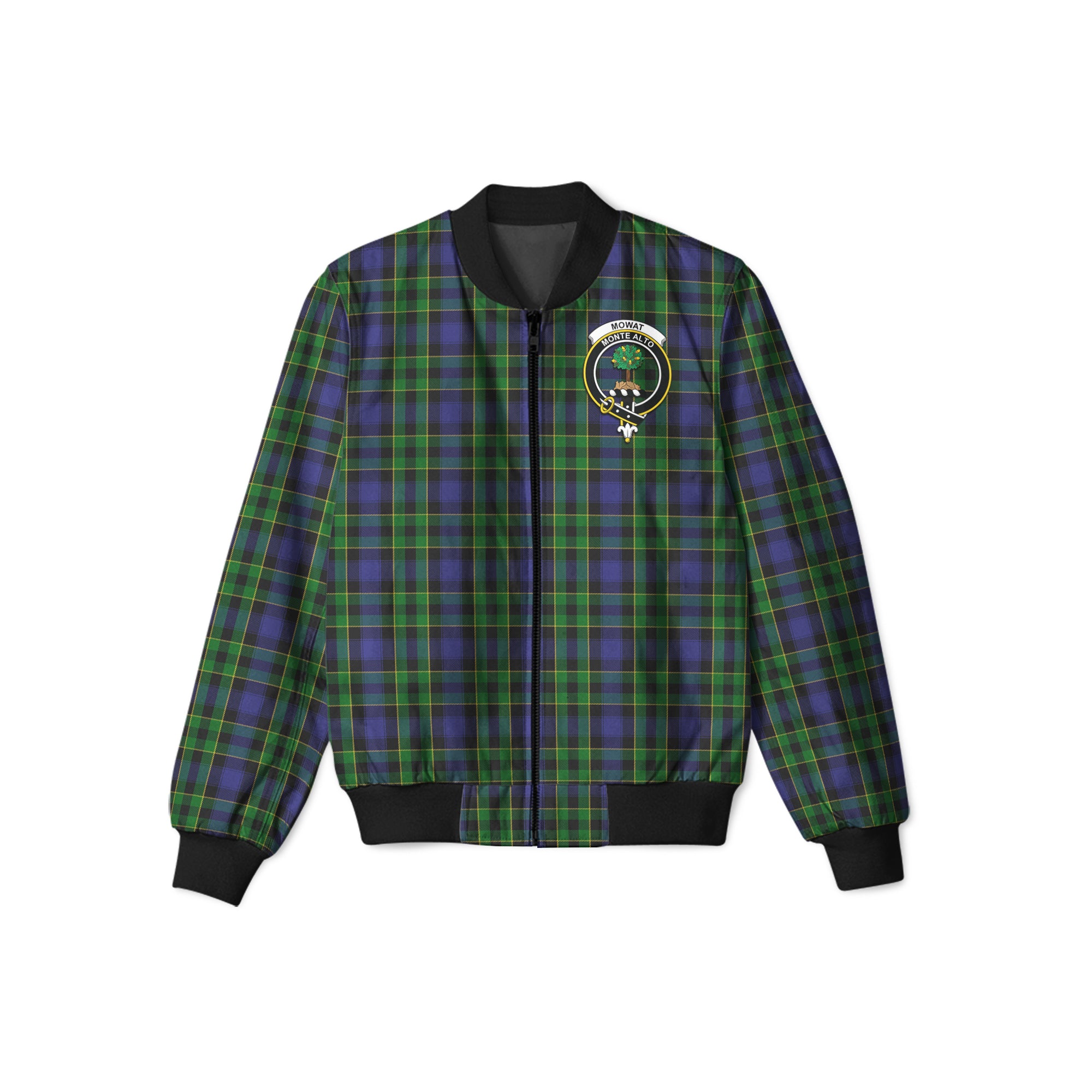 scottish-mowat-clan-crest-tartan-bomber-jacket