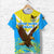 Custom Papua New Guinea Mount Hagen Eagles T Shirt Wamp Nga Rugby Blue, Custom Text And Number LT8 - Wonder Print Shop