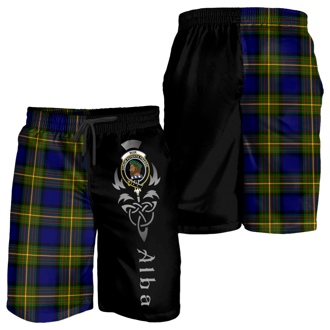 scottish-muir-clan-crest-alba-celtic-tartan-men-shorts