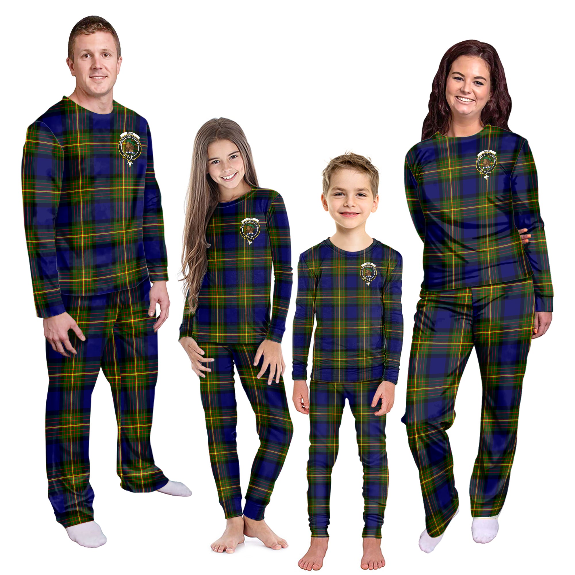 scottish-muir-clan-crest-tartan-pajama