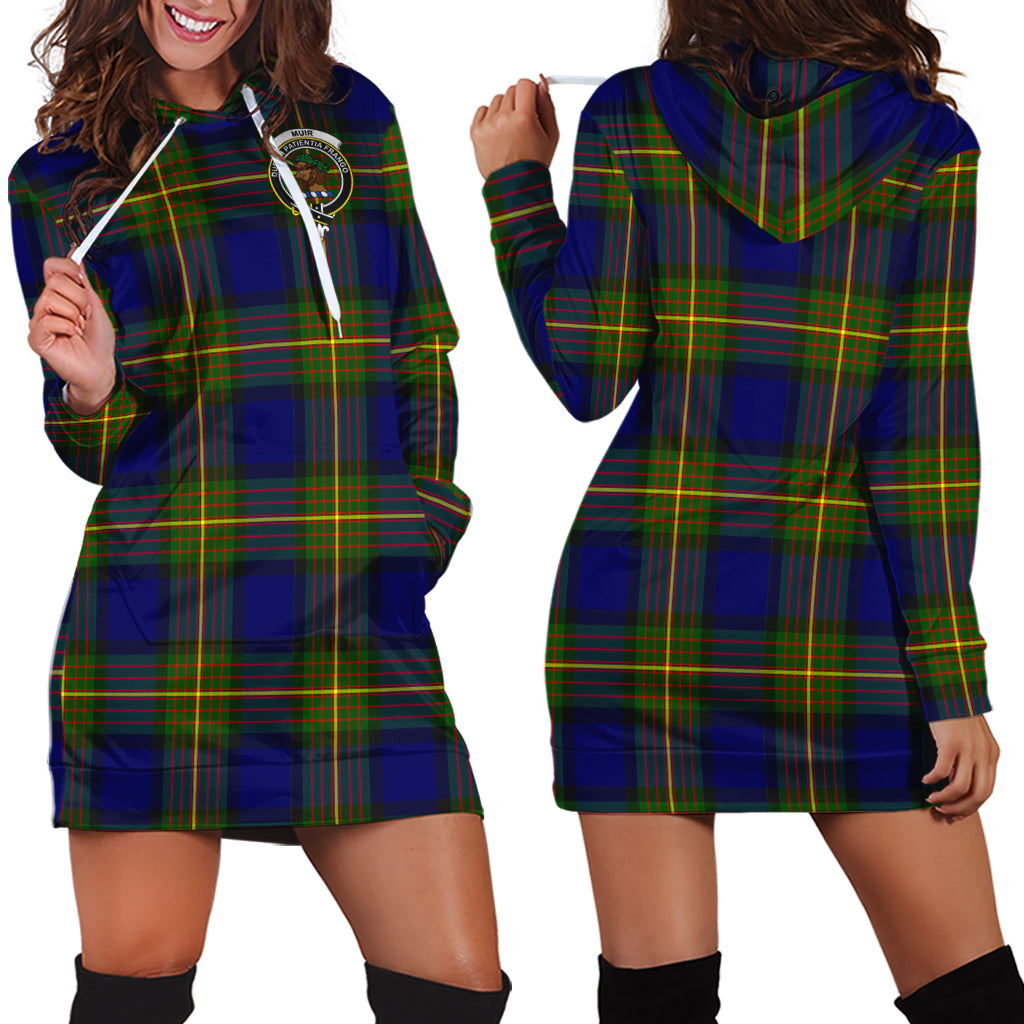 scottish-muir-clan-crest-tartan-hoodie-dress