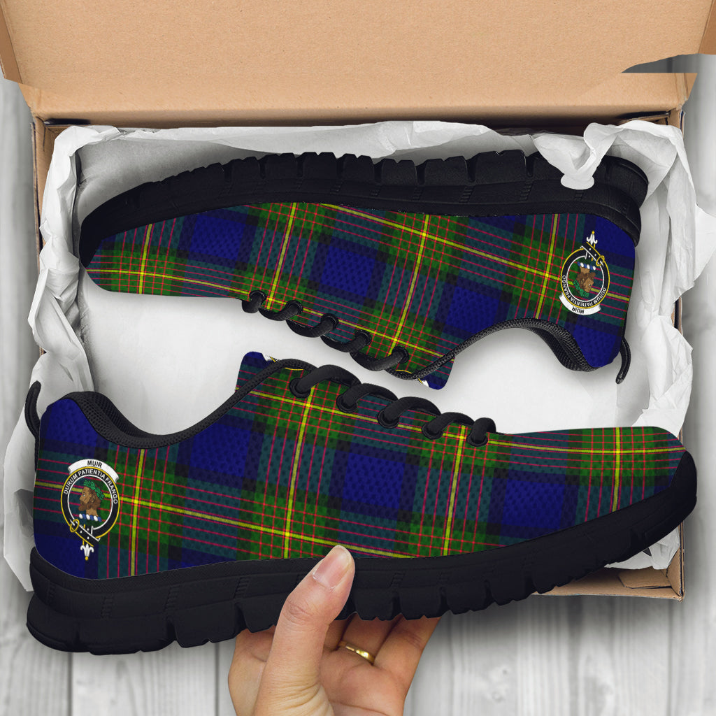 scottish-muir-clan-crest-tartan-sneakers