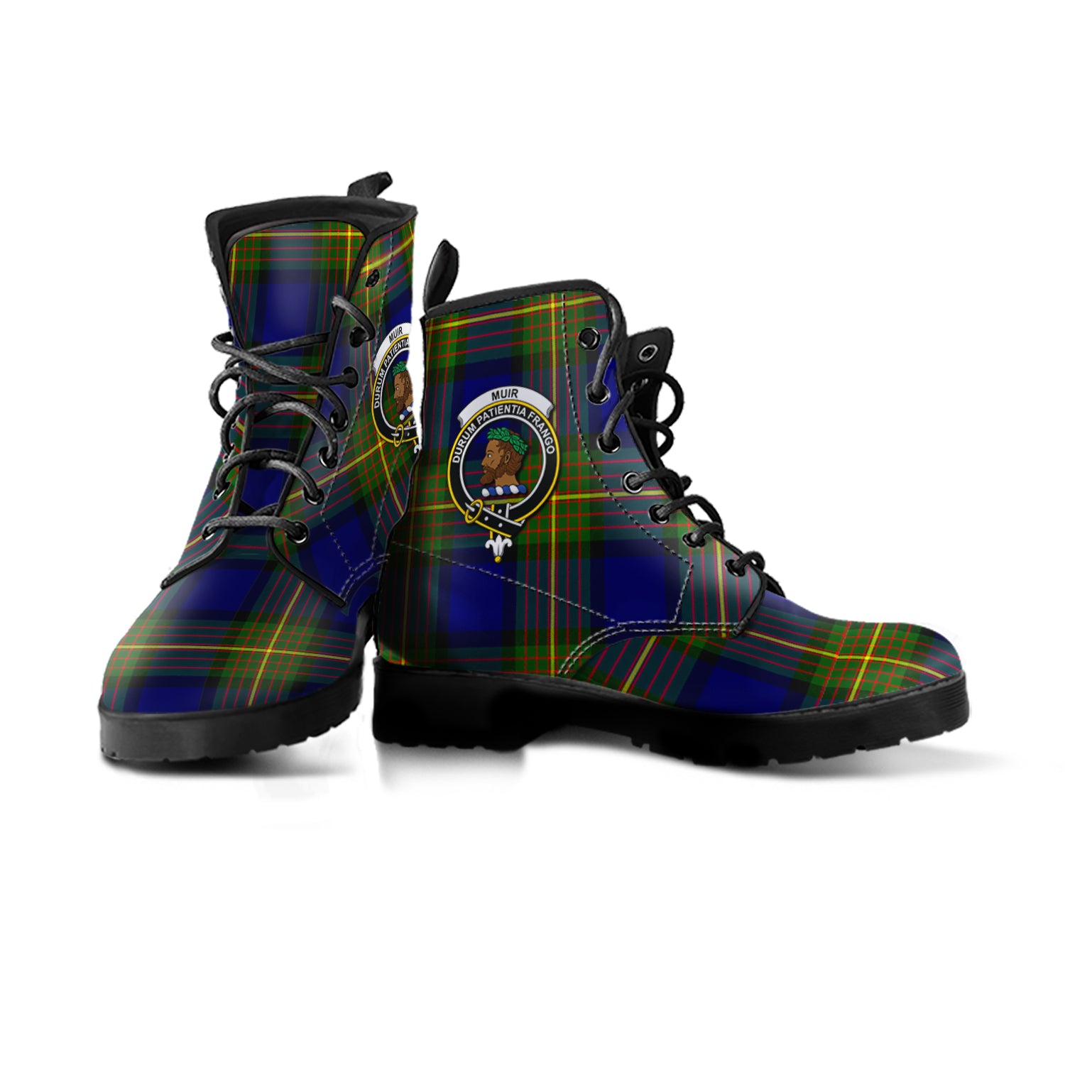 scottish-muir-clan-crest-tartan-leather-boots
