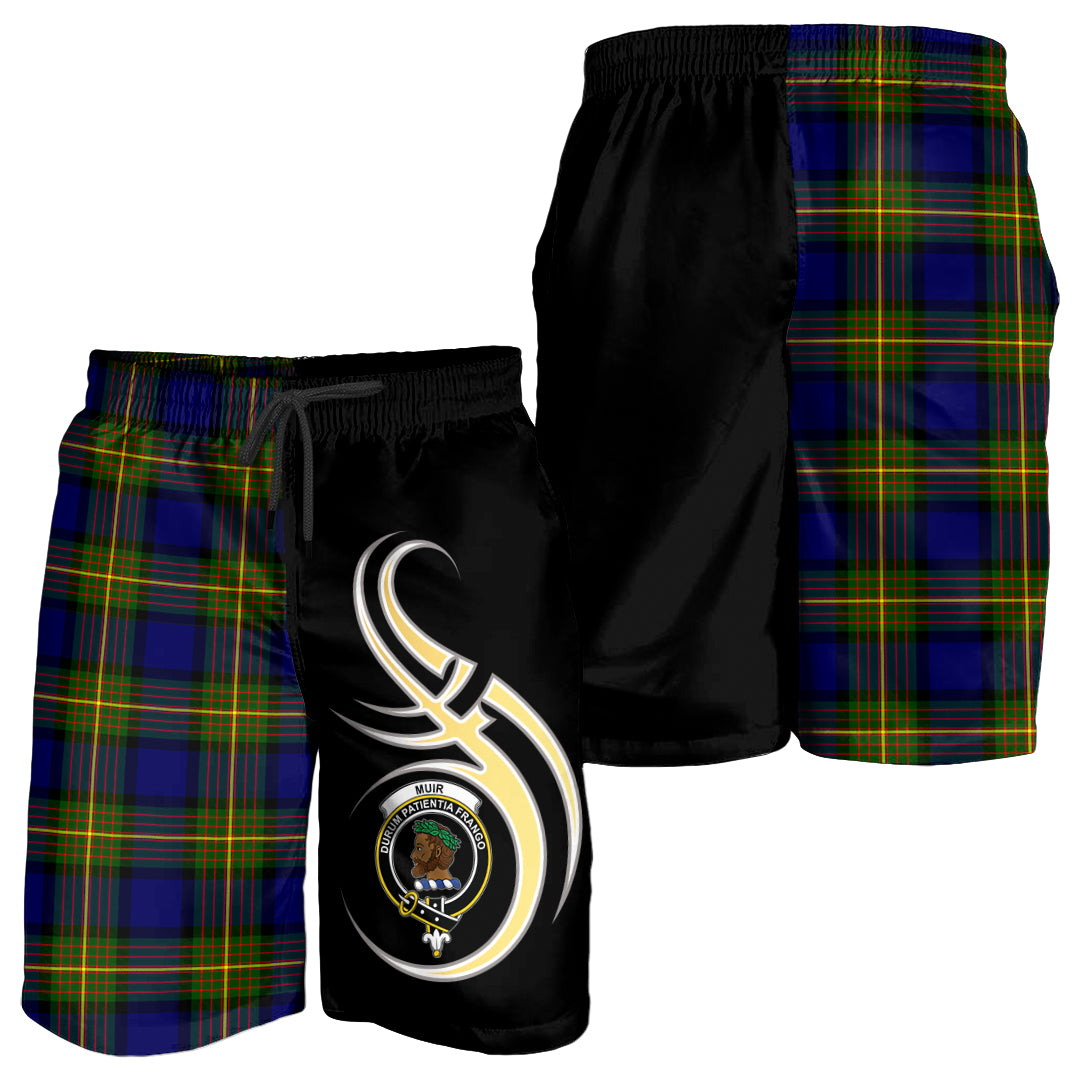 scottish-muir-clan-crest-believe-in-me-tartan-men-shorts