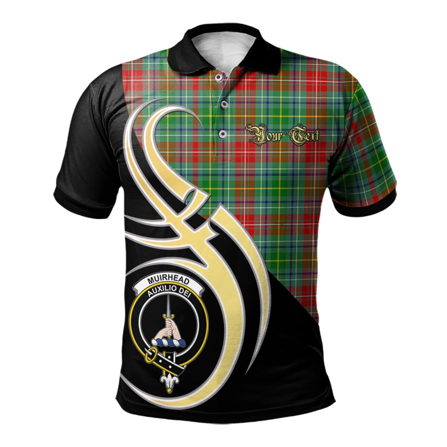 scotland-muirhead-clan-crest-tartan-believe-in-me-polo-shirt