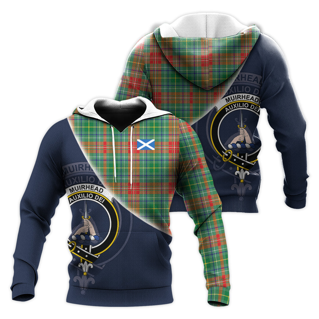 scottish-muirhead-clan-crest-tartan-scotland-flag-half-style-hoodie