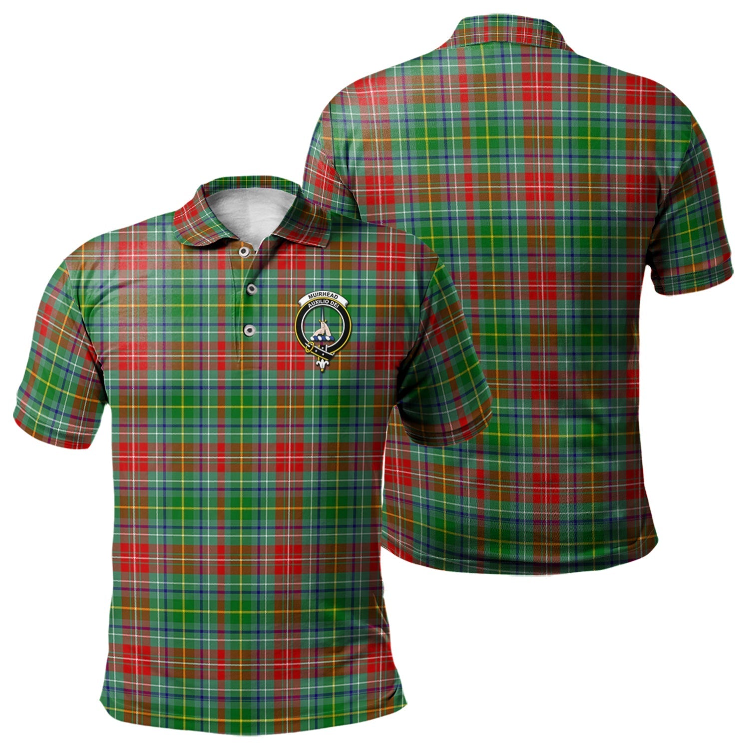 scottish-muirhead-clan-crest-tartan-polo-shirt