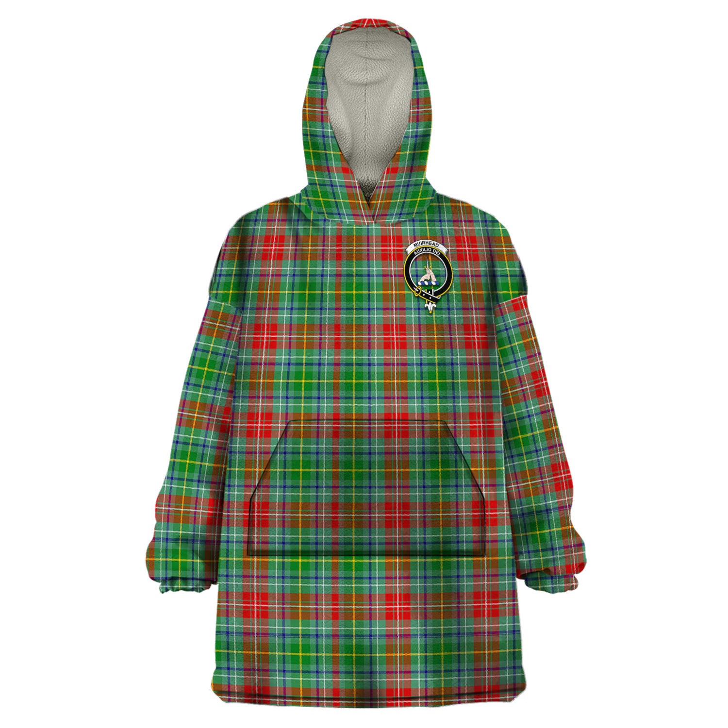 scottish-muirhead-clan-crest-tartan-wearable-blanket-hoodie