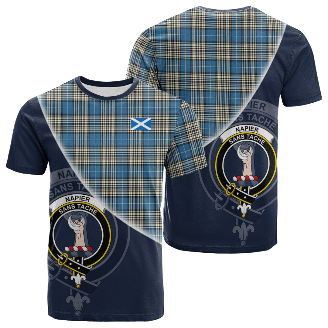 scottish-napier-ancient-clan-crest-tartan-scotland-flag-half-style-t-shirt