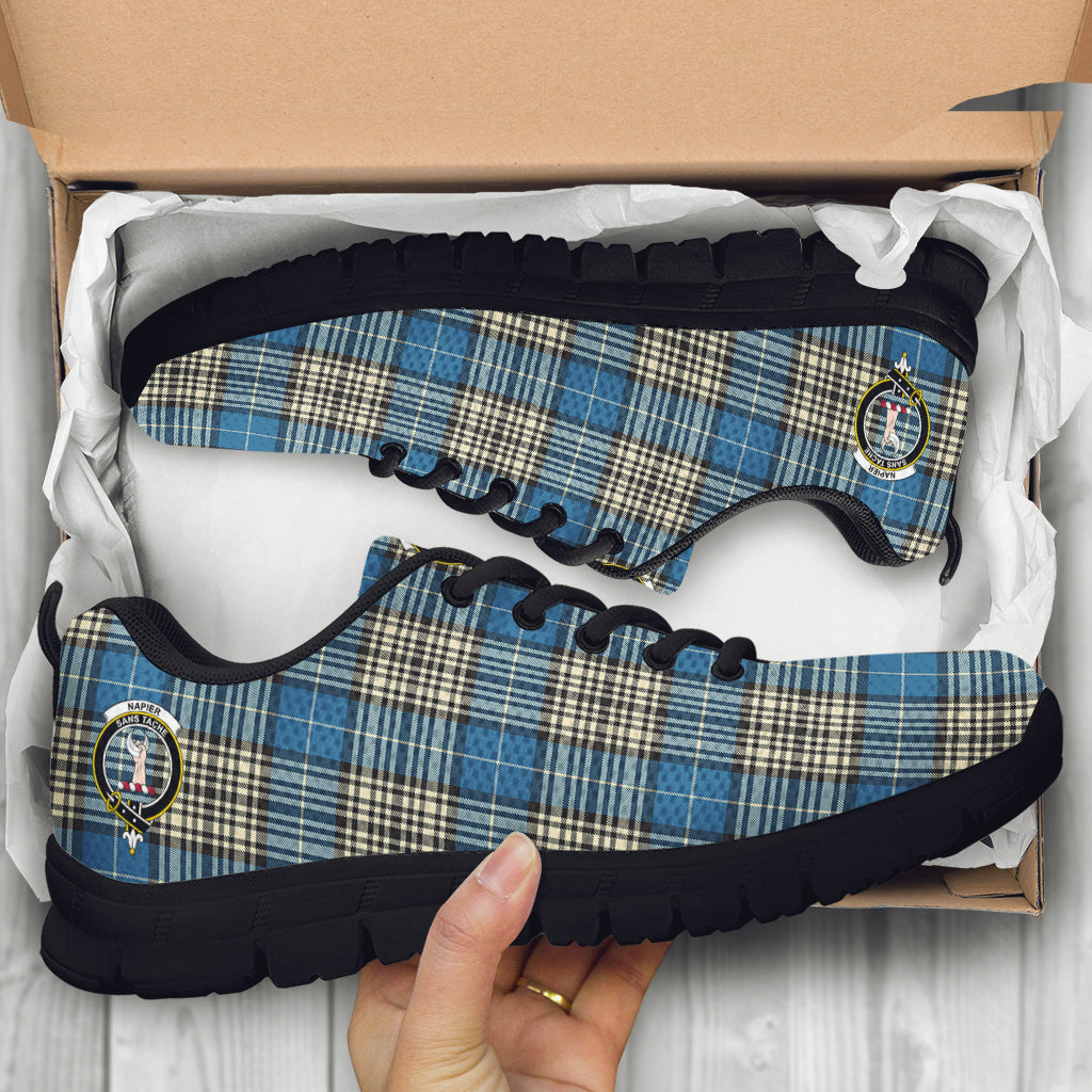 scottish-napier-ancient-clan-crest-tartan-sneakers