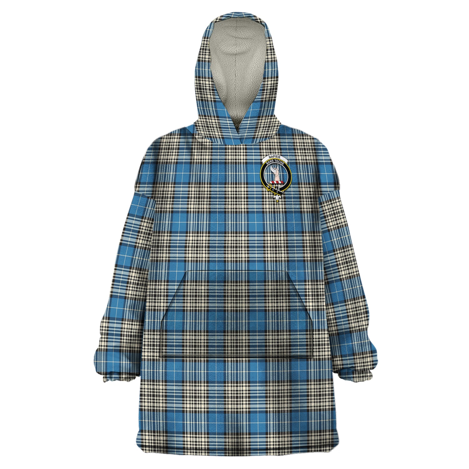 scottish-napier-ancient-clan-crest-tartan-wearable-blanket-hoodie