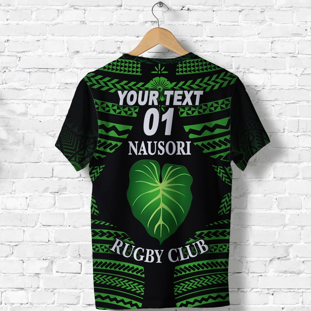 Custom Fiji Nausori Rugby T Shirt Creative Style NO.1, Custom Text And Number LT8 - Wonder Print Shop