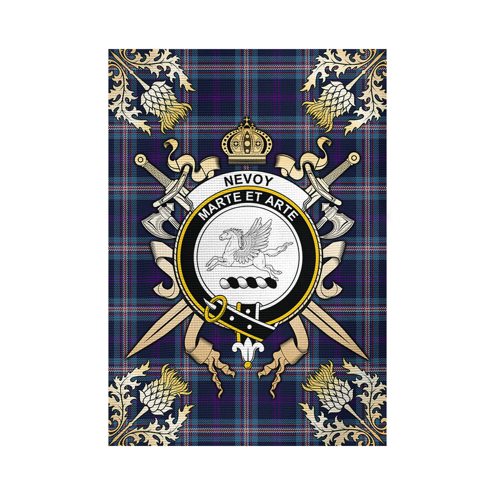 scottish-nevoy-clan-crest-gold-courage-sword-tartan-garden-flag