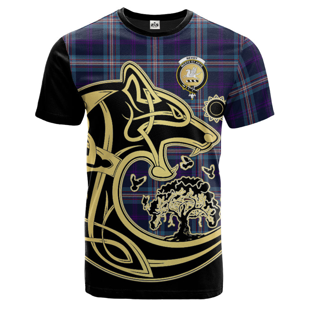 scottish-nevoy-clan-crest-celtic-wolf-tartan-t-shirt