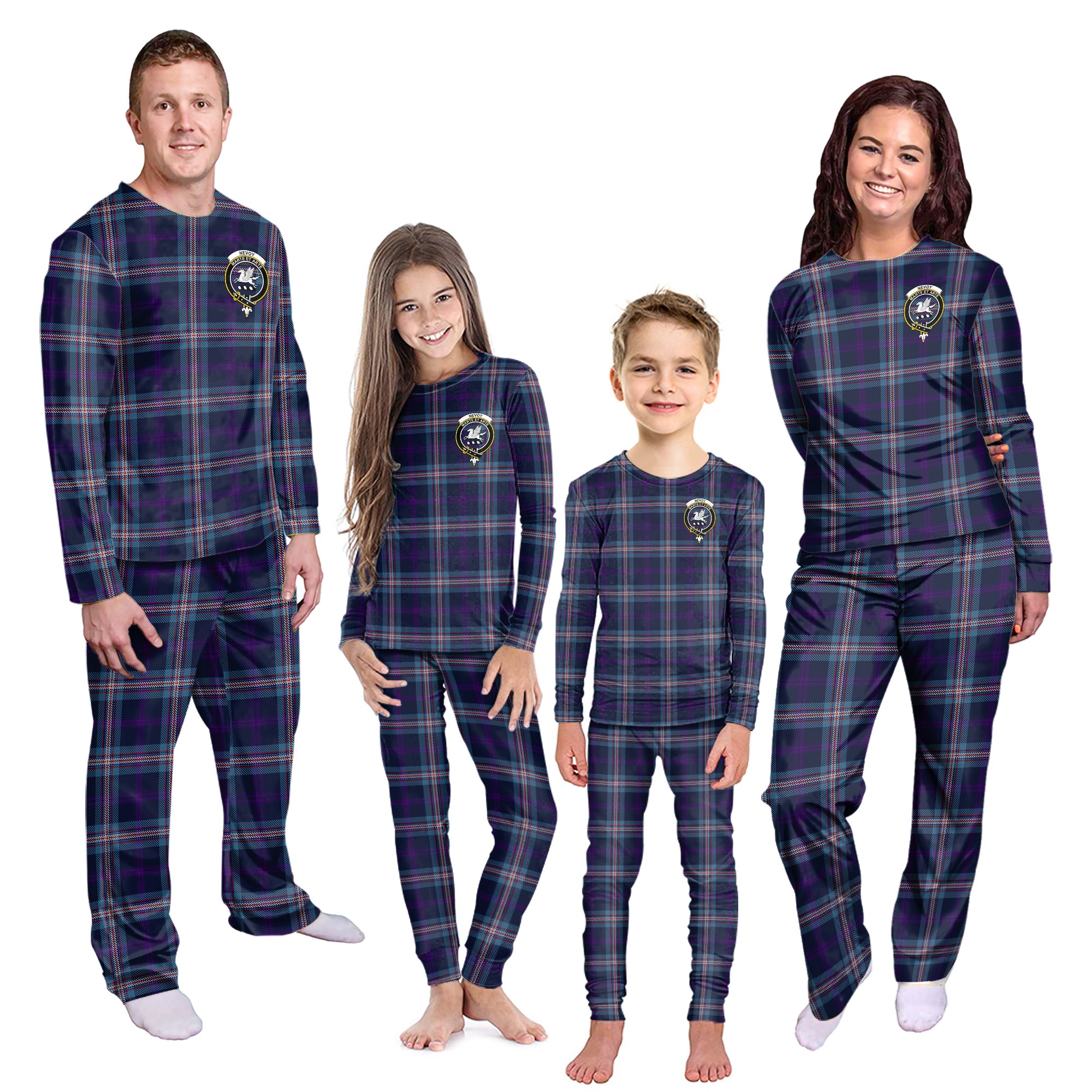 scottish-nevoy-clan-crest-tartan-pajama