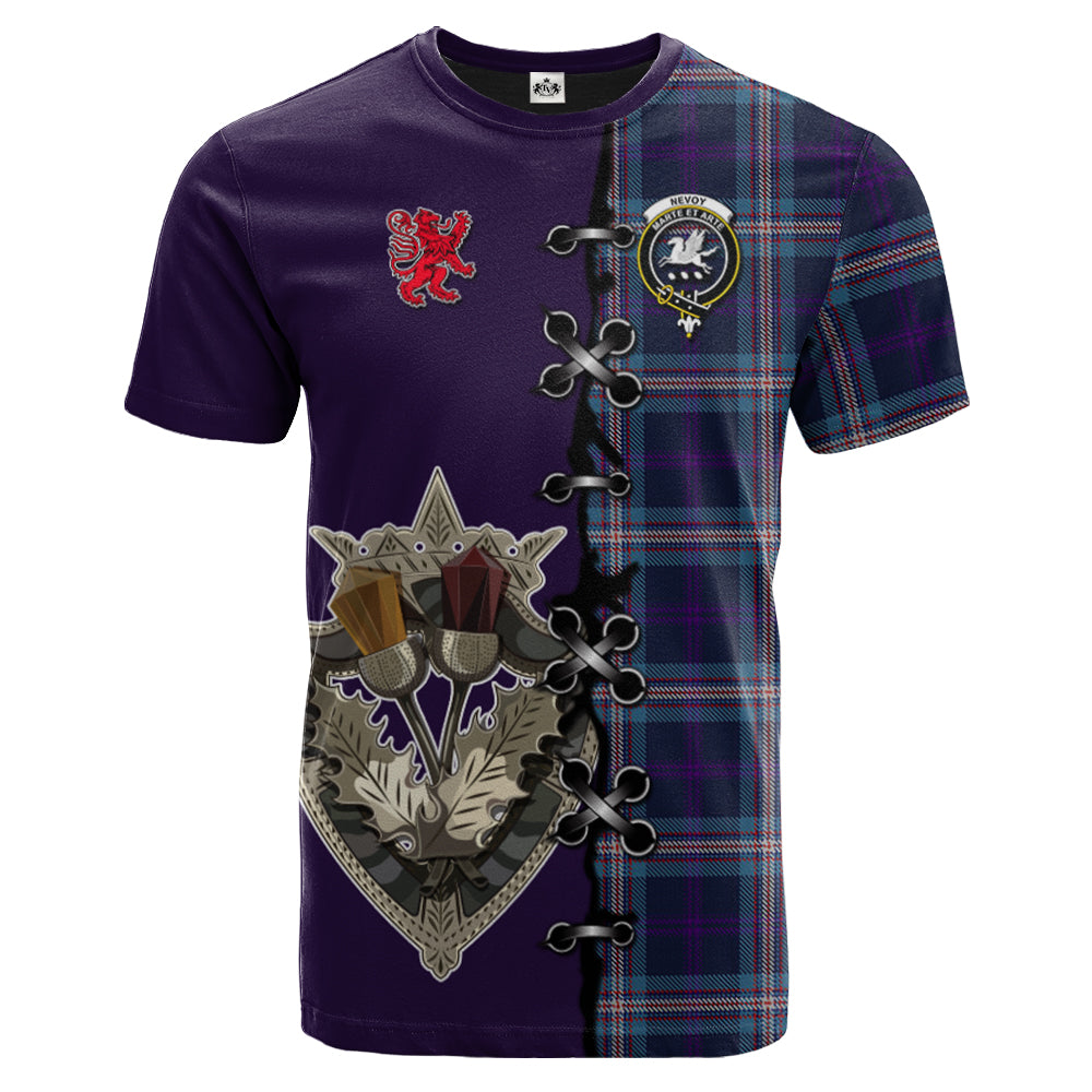 scottish-nevoy-clan-crest-tartan-lion-rampant-and-celtic-thistle-t-shirt