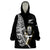 New Zealand Silver Fern Rugby All Black Maori Version Black Wearable Blanket Hoodie - Wonder Print Shop