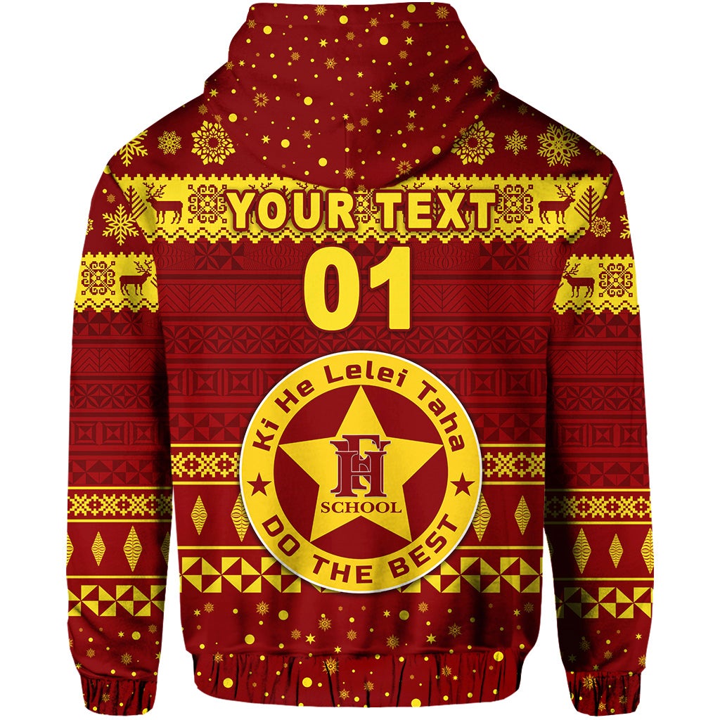 Custom Niuafoou High School Christmas Hoodie Simple Style LT8 - Wonder Print Shop