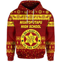Custom Niuatoputapu High School Christmas Hoodie Simple Style LT8 - Wonder Print Shop