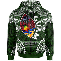 Guam Hoodie Custom Guam independence Day Wish You A Very Happy independence Day With Polynesian Patterns LT10 - Wonder Print Shop