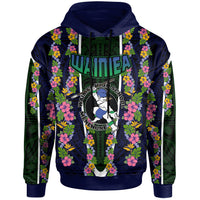 Hawaii Waimea High School Custom Hoodie Waimea High School Polynesian With Floral Pattern LT10 - Wonder Print Shop