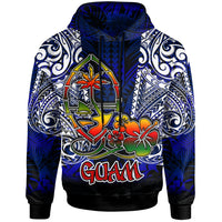 Guam Hoodie Custom Guam independence Day With Polynesian Tattoo Patterns LT10 - Wonder Print Shop