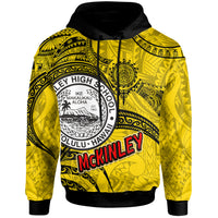 Hawaii President William McKinley High School Custom Hoodie McKinley High School Polynesian Pattern LT10 - Wonder Print Shop