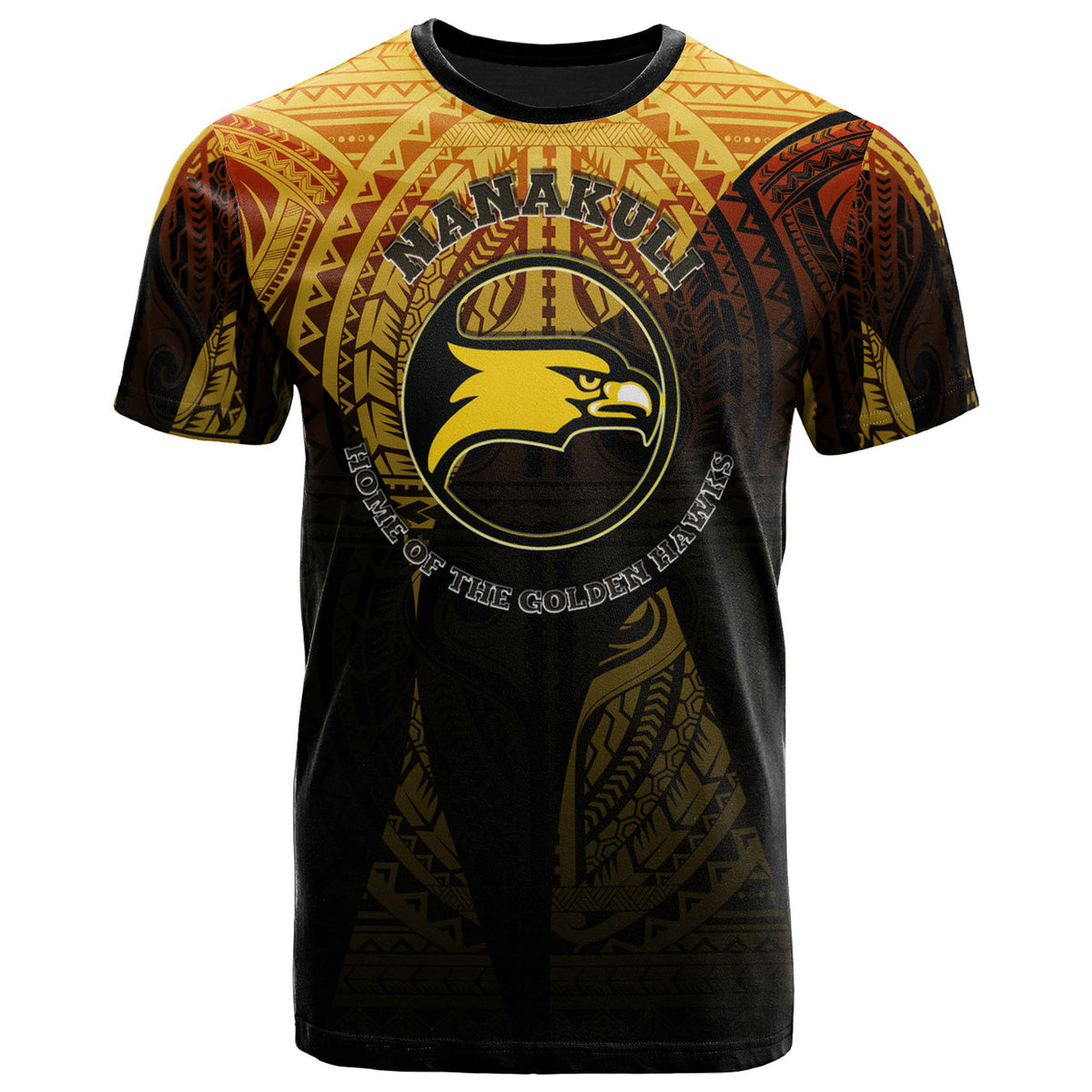 Hawaii Nanakuli High and intermediate School Custom T Shirt Nanakuli High School Polynesian Pattern LT10 - Wonder Print Shop