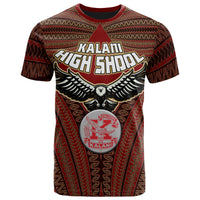 Hawaii Kalani High School Custom T Shirt Kalani High School Polynesian With Falcon Pattern LT10 - Wonder Print Shop