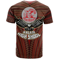 Hawaii Kalani High School Custom T Shirt Kalani High School Polynesian With Falcon Pattern LT10 - Wonder Print Shop