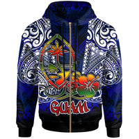 Guam Hoodie Custom Guam independence Day With Polynesian Tattoo Patterns LT10 - Wonder Print Shop
