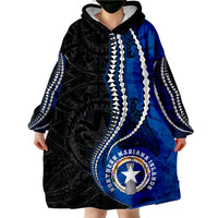 Northern Mariana Islands Kanaloa Tatau Gen MP Wearable Blanket Hoodie - Wonder Print Shop