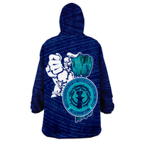 Northern Mariana Islands Saipan Warrior Wearable Blanket Hoodie - Wonder Print Shop