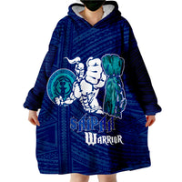 Northern Mariana Islands Saipan Warrior Wearable Blanket Hoodie - Wonder Print Shop