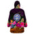 Northern Mariana Islands Summer Hibiscus Wearable Blanket Hoodie - Wonder Print Shop
