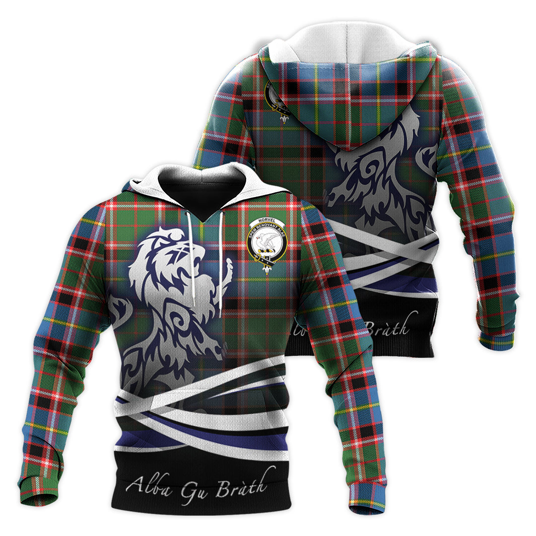 scottish-norvel-clan-crest-scotland-lion-tartan-hoodie