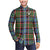 Norvel Tartan Long Sleeve Button Up Shirt with Scottish Family Crest K23