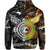 Custom New Zealand Australia Zip Hoodie Together Black LT8 - Wonder Print Shop