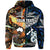 Custom New Zealand Australia Hoodie Together Blue LT8 - Wonder Print Shop