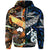 Custom New Zealand Australia Hoodie Together Blue, Custom Text And Number LT8 - Wonder Print Shop