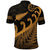 New Zealand Rugby Maori Polo Shirt Silver Fern Koru Vibes Gold LT8 - Wonder Print Shop