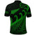 New Zealand Rugby Maori Polo Shirt Silver Fern Koru Vibes Green LT8 - Wonder Print Shop